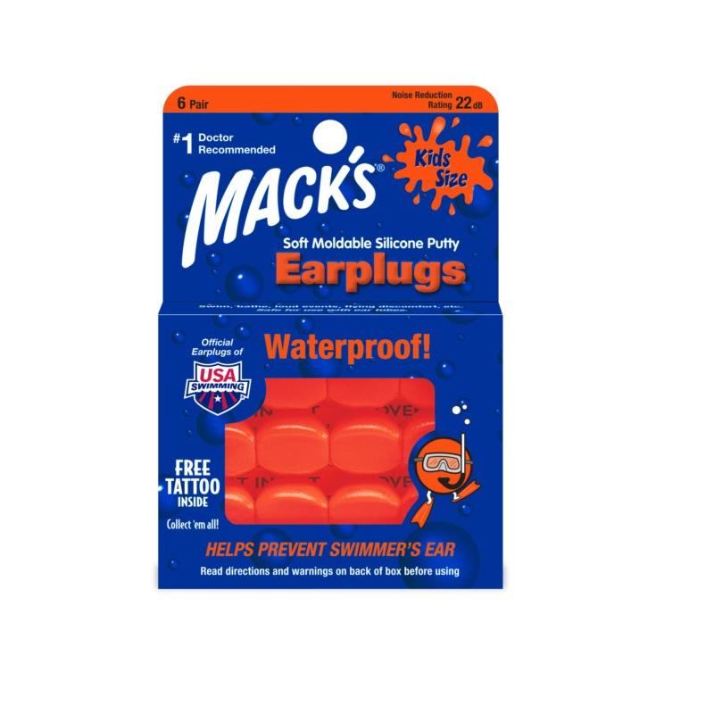 MACKS EARPLUGS SOFT MOLDABLE SILICON