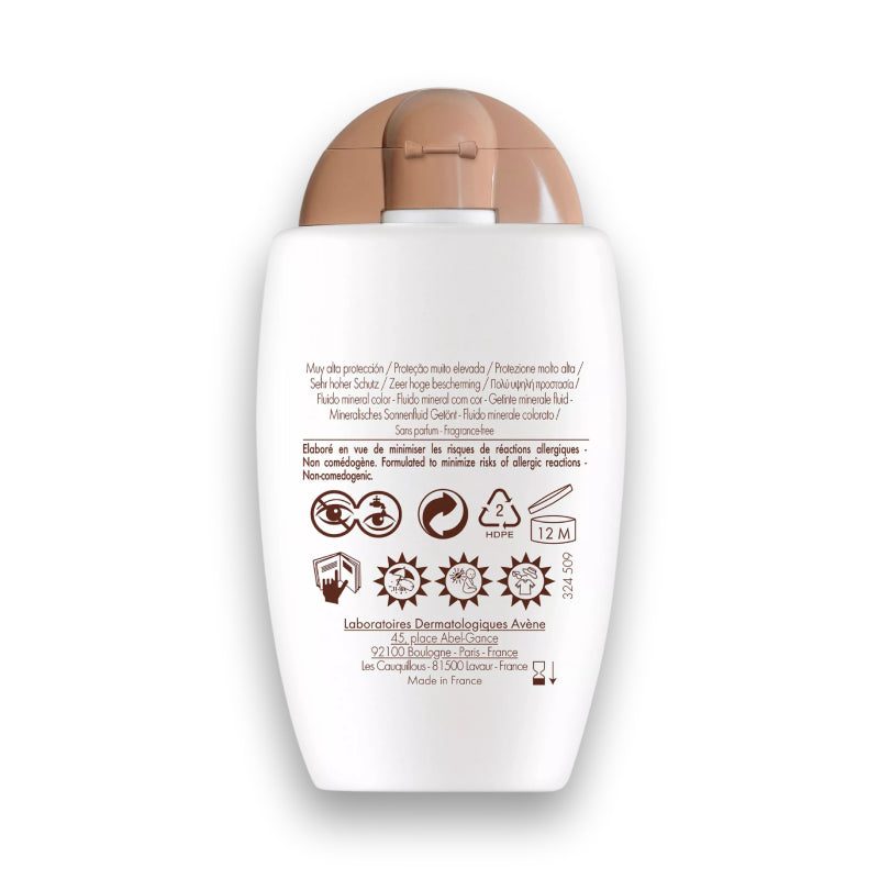 BLOQUEADOR CREMA AVENE MINERAL FLUID SPF50+