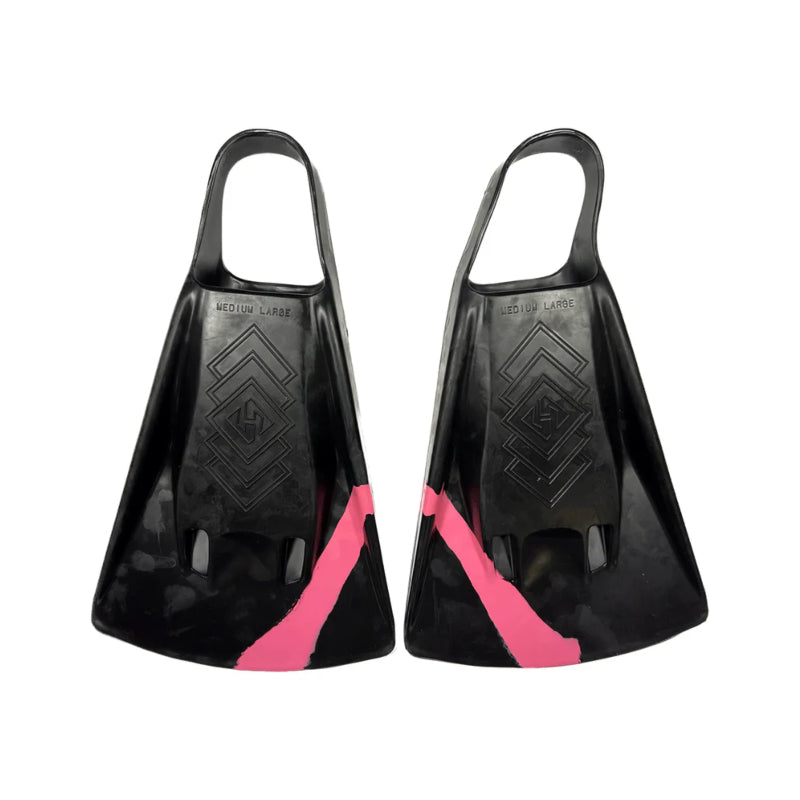 HUBB FINS DUBB ZERO BLACK PINK
