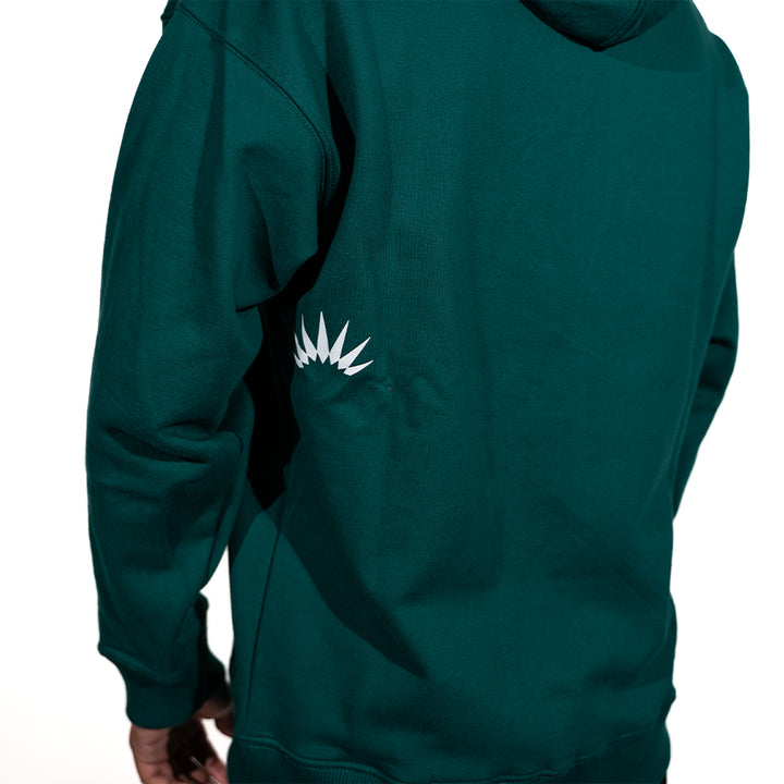 HOOD ERIZOS 3D EMERALD