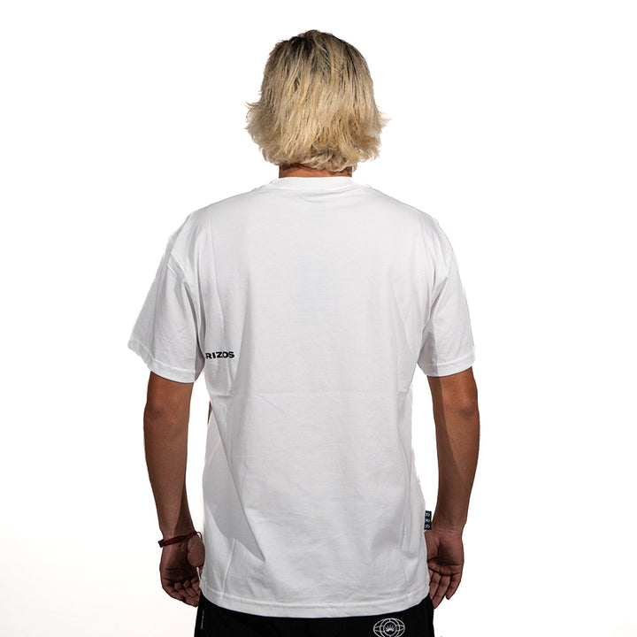 TEE ERIZOS 3 SPIKE POINTS WHITE