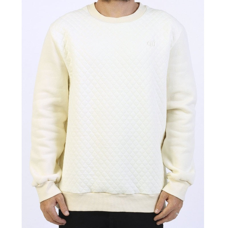 GRAND FLAVOUR SWEATER QUILTED SAND