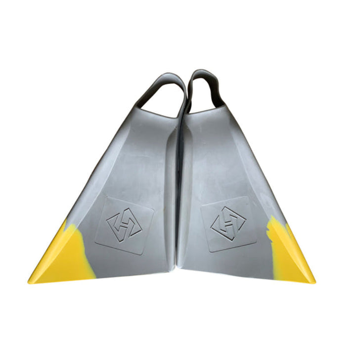 HUBB FINS AIR HUBB GREY YELLOW
