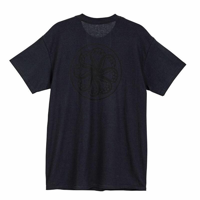 OCTOPUS TEE OCTOPUS LOGO BLACK