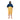SURFLOGIC PONCHO ADULTO BEIGE BLUE