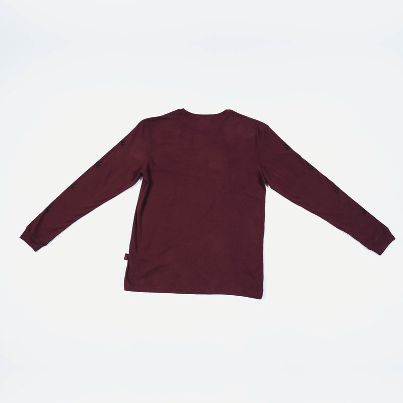 ERIZOS TEE LS ICON BURGONDY
